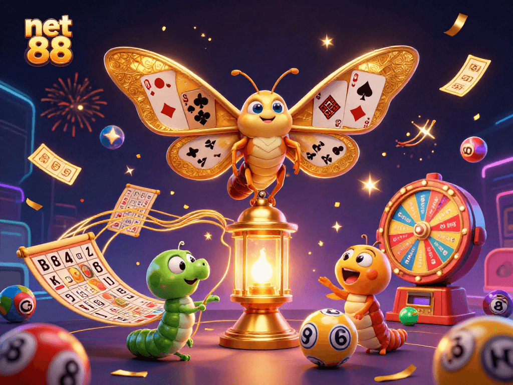 Spin the excitement of net 88 with colorful lottery balls and dynamic casino elements