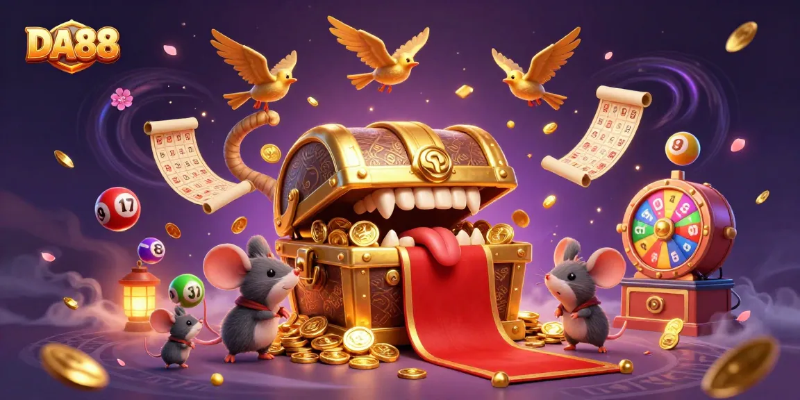 Engage with DA88's vibrant lottery scene showcasing dynamic elements and rich casino themes.
