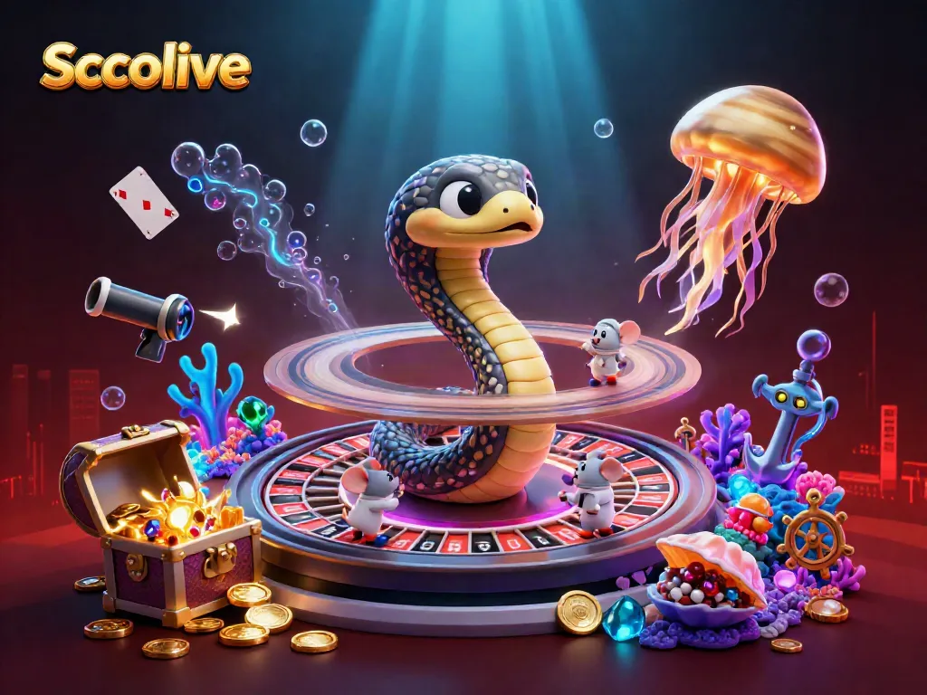 Engaging Socolive experience with cosmic characters betting on a roulette wheel in a lively casino-themed universe.