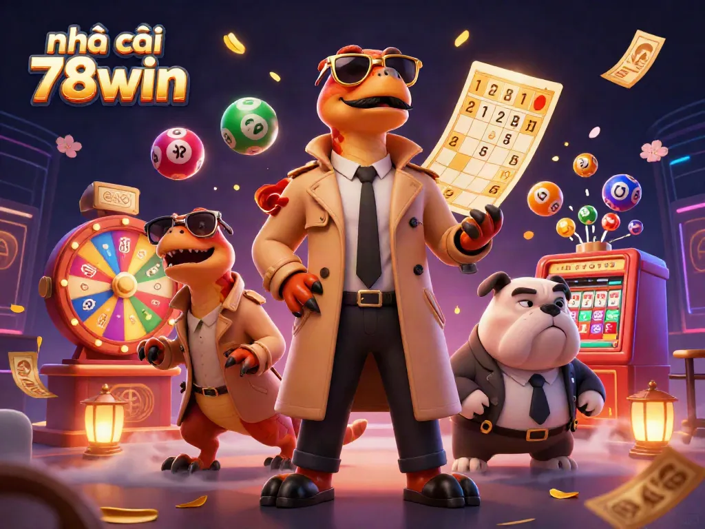 Engaging scene with nhà cái 78win characters attempting entry to a vibrant VIP casino lounge