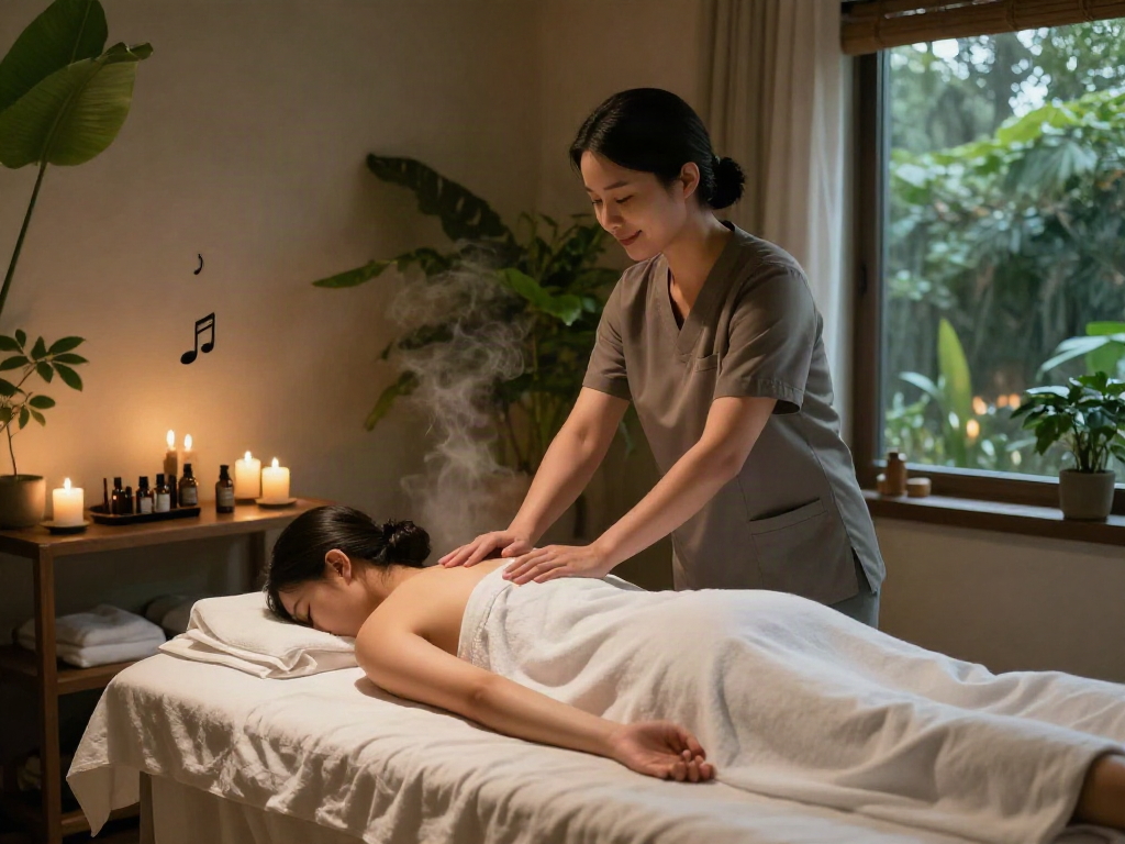 Experience a soothing 화성출장마사지 in a tranquil spa setting with calming ambiance and skilled hands.