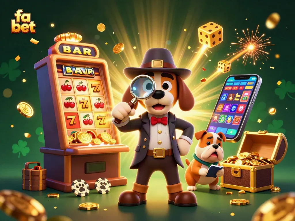 Experience thrilling fa bet action with a detective story featuring poker chips, slots, and casino treasures.