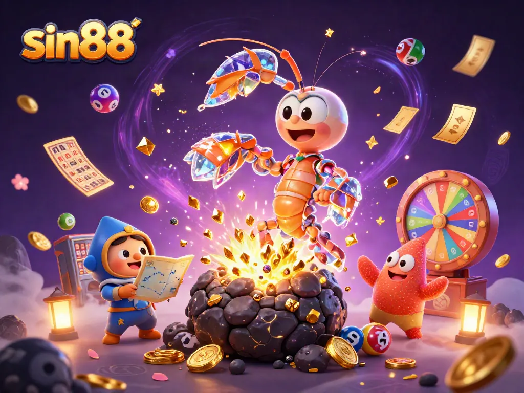 Engage in the thrilling world of sin88 with vibrant lottery elements and dynamic casino action.