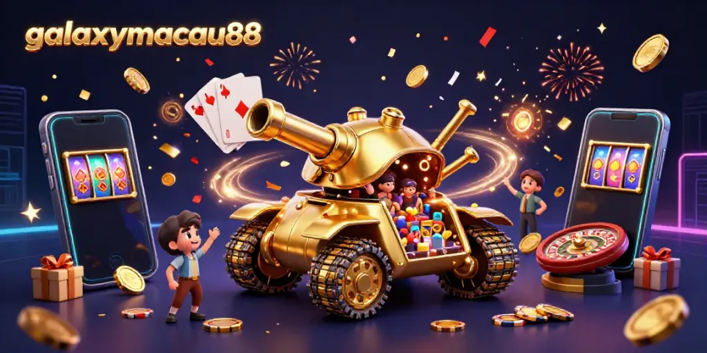 Experience thrilling games at galaxymacau88 with a vibrant casino scene filled with excitement and winning opportunities.