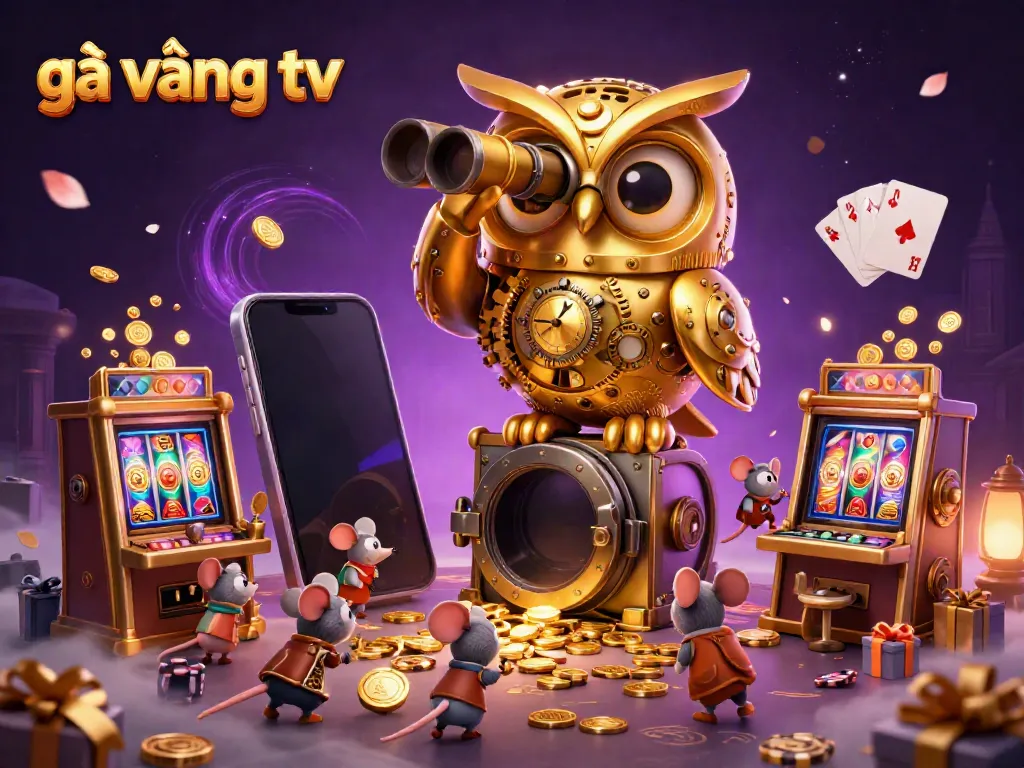 Experience excitement with gà vàng tv, showcasing a vibrant casino scene with magical elements.