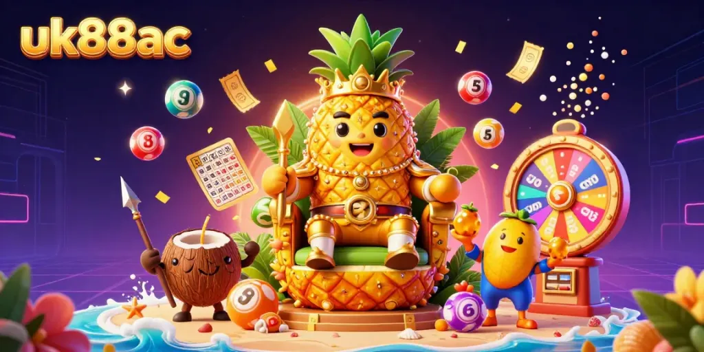 Experience thrilling gaming with uk88ac in this vivid, dynamic casino illustration featuring vibrant characters and exciting elements.
