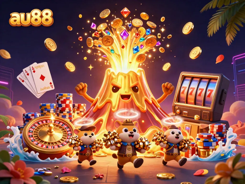 Engage with au88's lively casino atmosphere, featuring vibrant treasures and action.