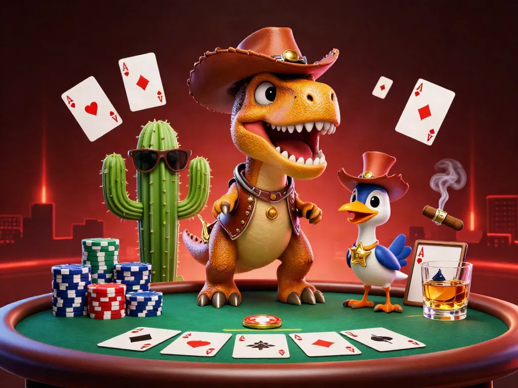 Engage with SODO66 as 3D characters enjoy poker in a vibrant casino scene filled with excitement.