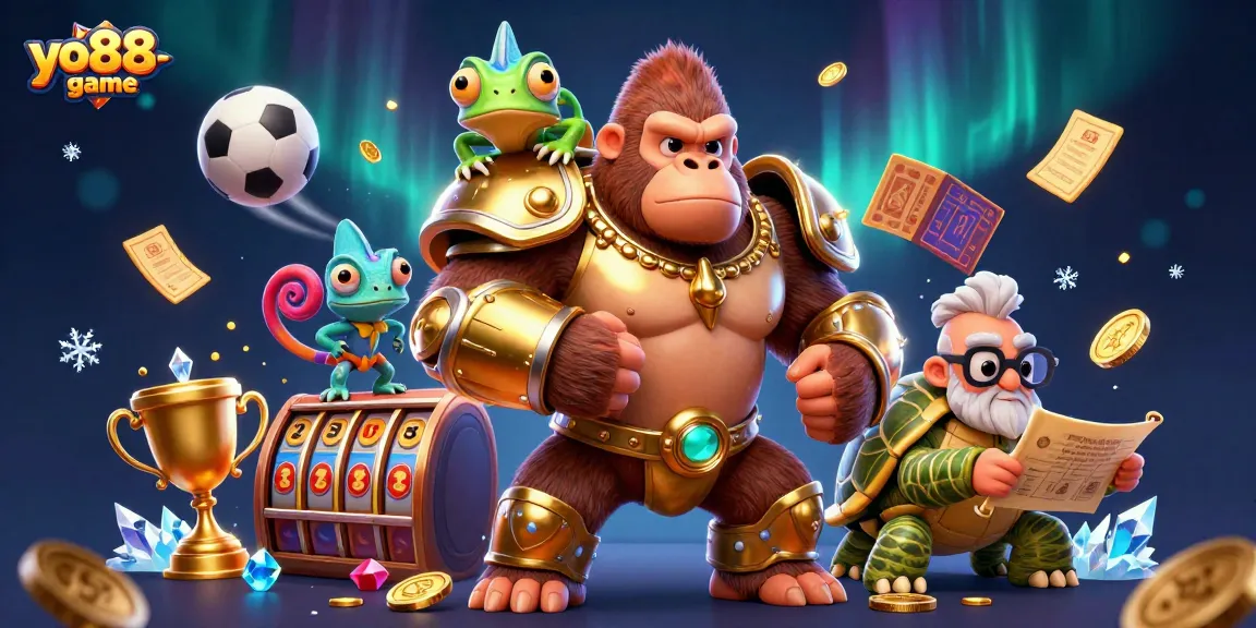Engage in thrilling gaming experiences with yo88-game, featuring vibrant casino elements and dynamic characters.
