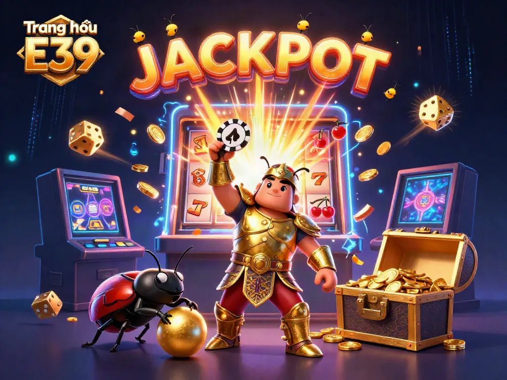 Experience thrilling wins at Trang chủ E39 with exciting jackpot victories and vibrant casino elements.