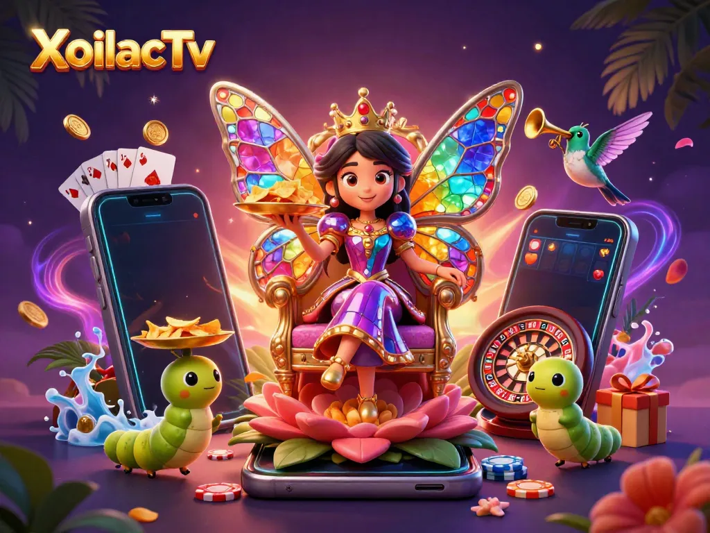 XoilacTv enhances your gaming experience with vibrant 3D visuals of slots and casino elements.