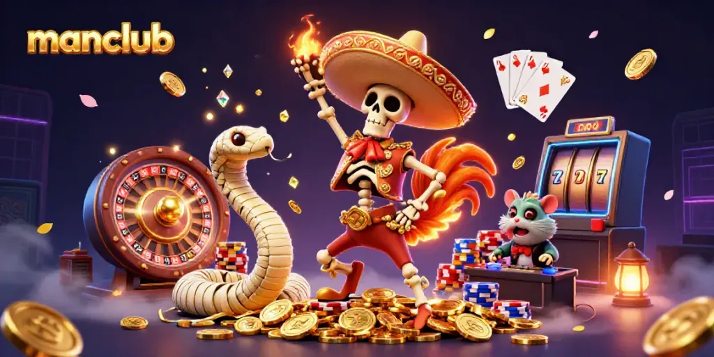 Win big with manclub at this vibrant online casino, showcasing thrilling games and a playful atmosphere.