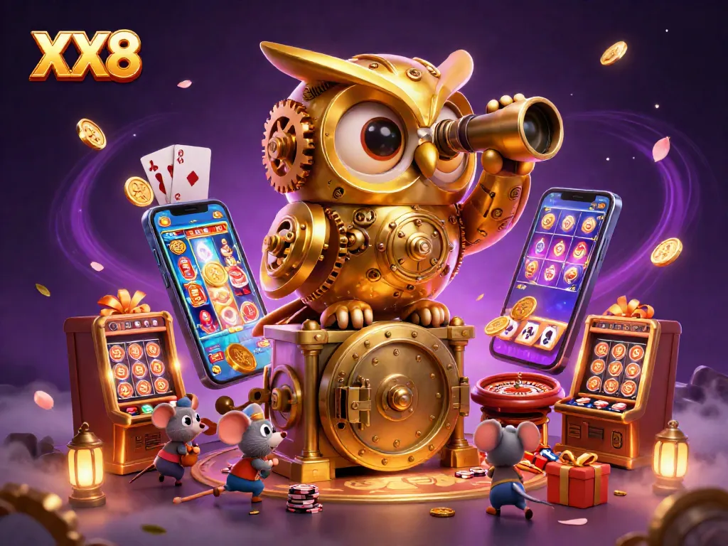 Engage with dynamic slot games and golden rewards at XX8 casino